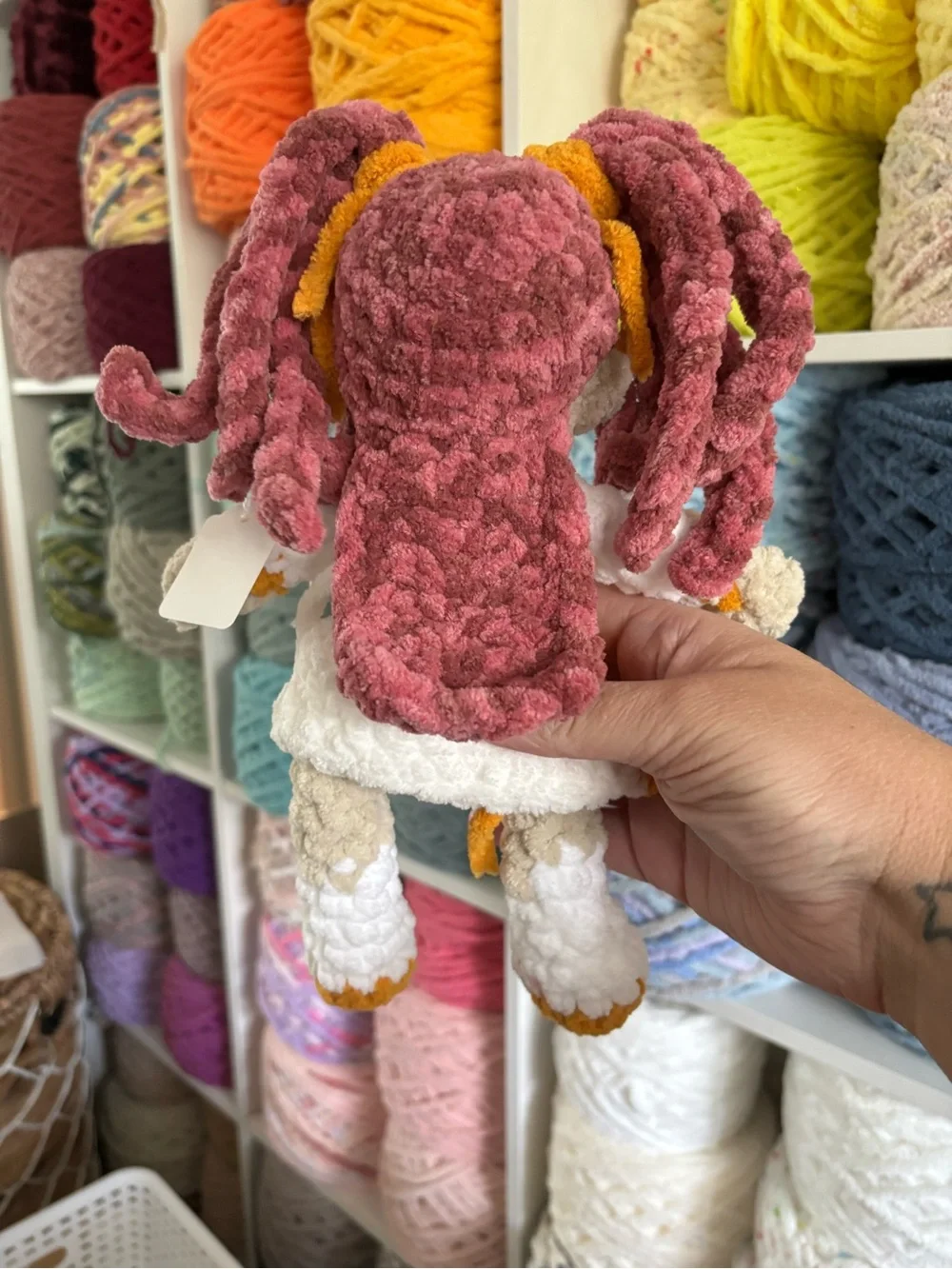 Crochet kpop demon hunter Mira handmade plush